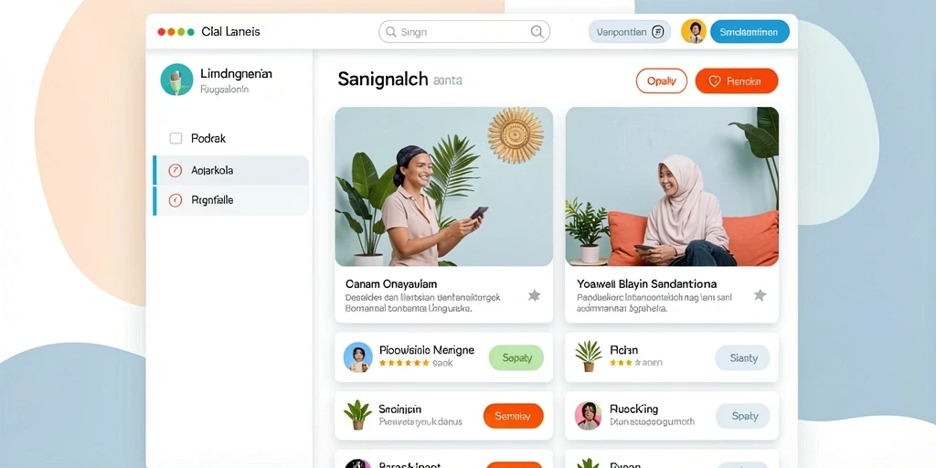 Tampilan antarmuka yang menarik dan mudah digunakan.