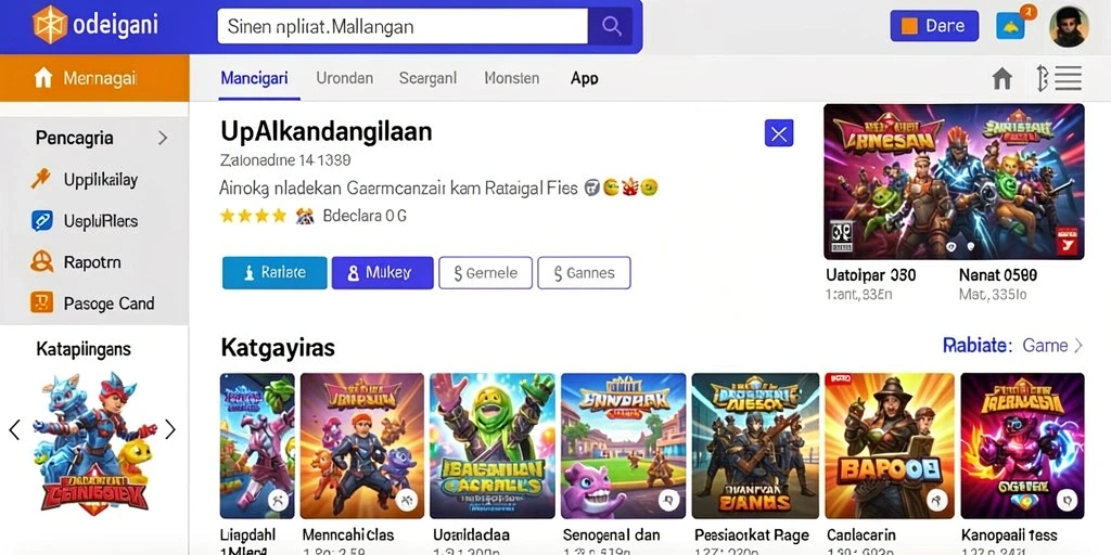 Antarmuka aplikasi yang menarik dan mudah digunakan.