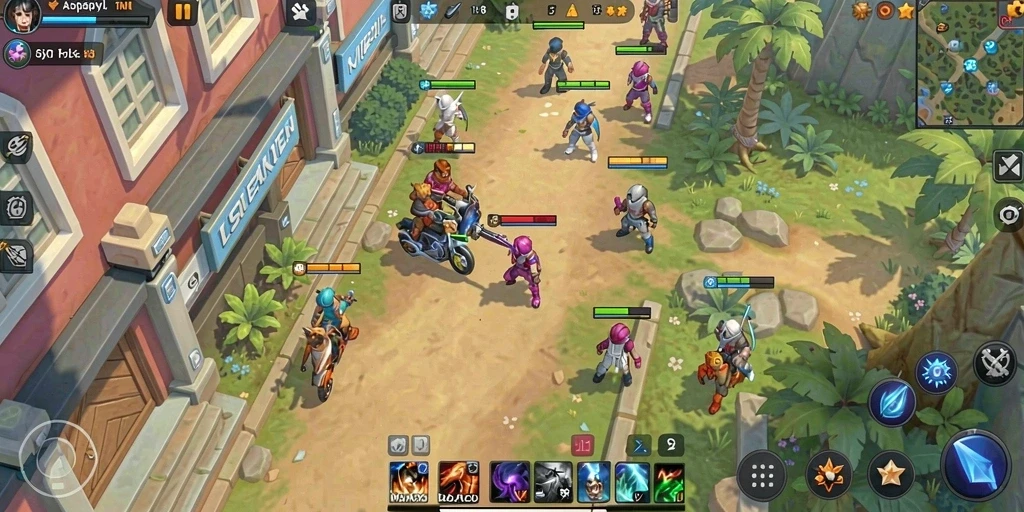 Tampilan permainan slot yang menarik dan penuh warna.