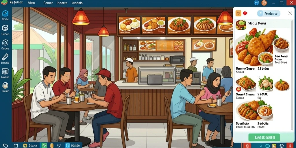 Tampilan antarmuka GOBETASIA yang menarik dan mudah digunakan.