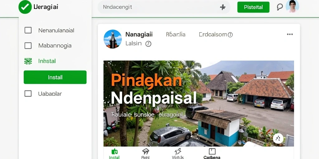 Tampilan utama aplikasi JARUM77 yang menarik.