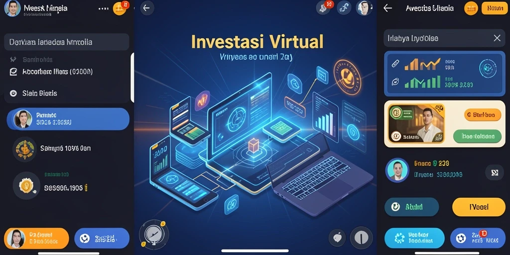 Tampilan utama aplikasi dengan menu navigasi yang jelas.