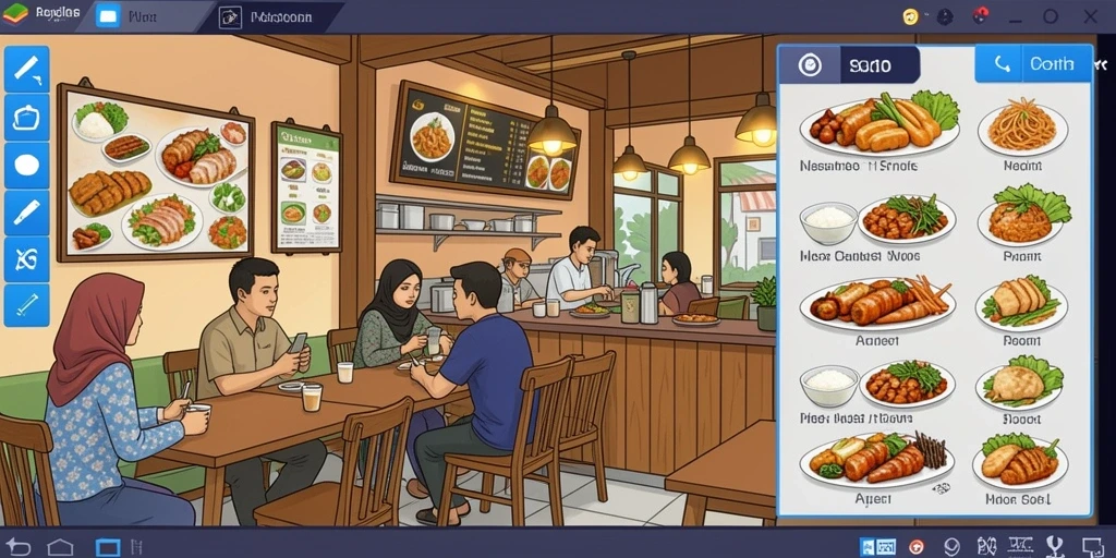 Tampilan antarmuka yang ramah pengguna.