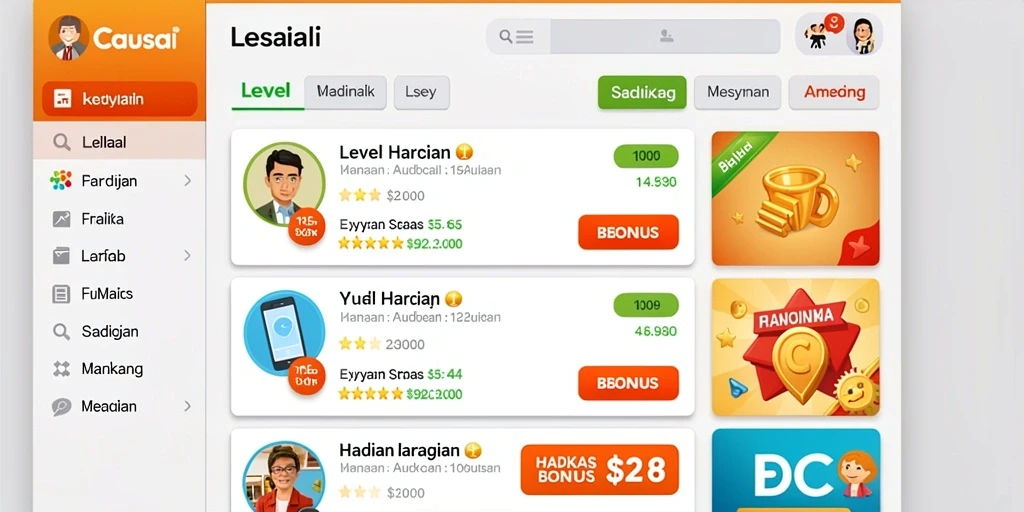 Tampilan antarmuka yang ramah pengguna.