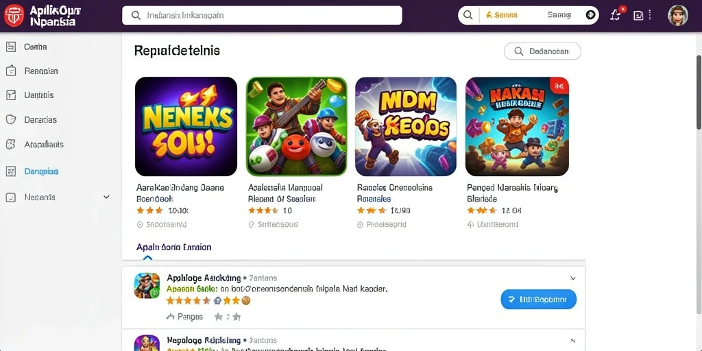 Tampilan antarmuka pengguna yang menarik dan intuitif.